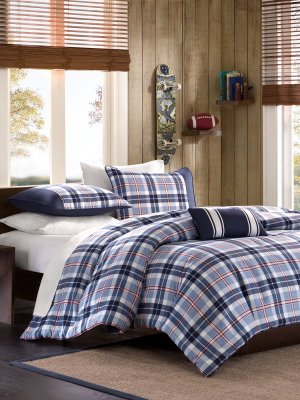 Lance Plaid Comforter Set