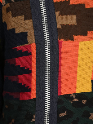 Sacai Archive Print Zipped Jumper