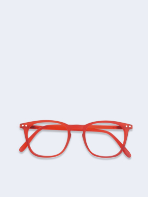 Reading Glasses #e Red Crystal Soft