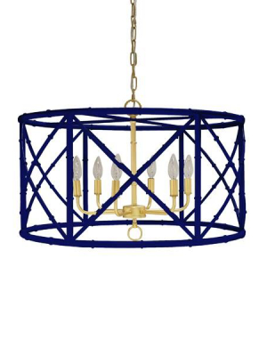 Zia Chandelier Navy