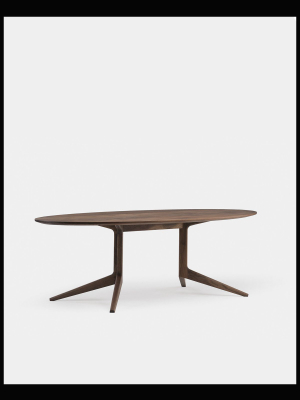 Light Oval Table - Fixed