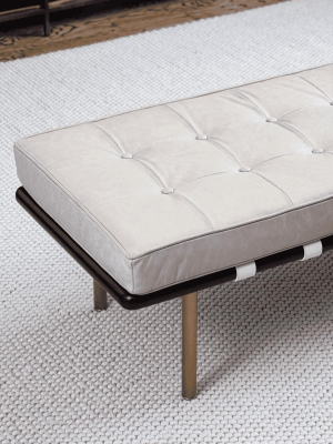 Tufted Gallery Bench