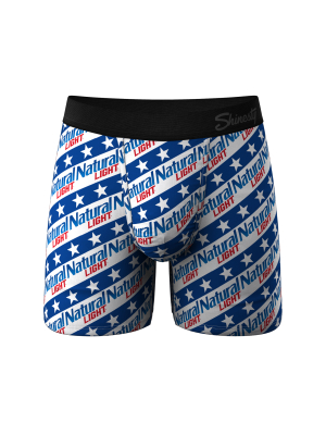 The Natty Keg | Natty Light American Flag Printed Ball Hammock® Pouch Underwear