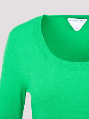 Bottega Veneta Scoop Neck Knit Jumper