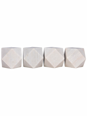 Polyhedron Decorative Candle Holder In Various Colors