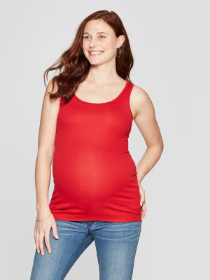 Maternity Scoop Neck Tank Top - Isabel Maternity By Ingrid & Isabel™
