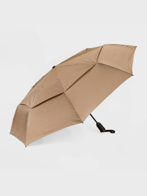 Women's Shedrain Vortex Compact Umbrella - Light Brown