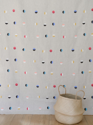 Natural Moons - Fabric By The Yard