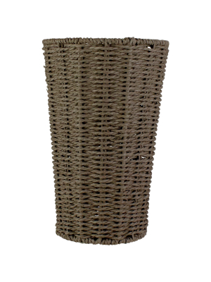 Northlight 10" Round Upright All-purpose Woven Basket