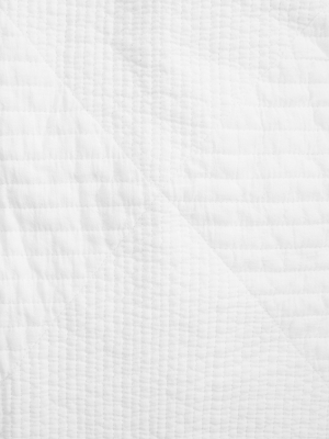 Carol & Frank Graham White Queen Quilt