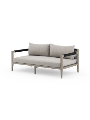 Sherwood Outdoor Sofa, Weathered Grey