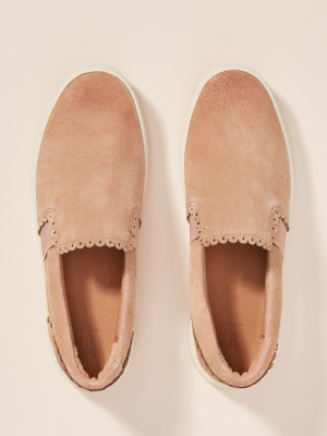 Frye Ivy Scalloped Slip-on Sneakers