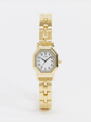 Limit Octagonal Bracelet Watch In Gold