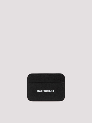 Balenciaga Cash Logo Print Cardholder