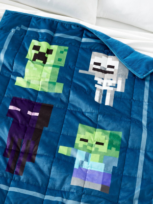 Minecraft Evil Spirits Weighted Blanket