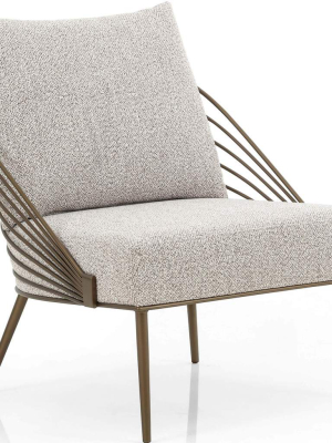 Zinnia Chair, Astor Stone