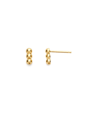 Vine Stud Earrings (gold)