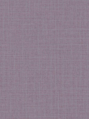 Woven Raffia Wallpaper In Plum From The Texture Gallery Collection By Seabrook Wallcoverings