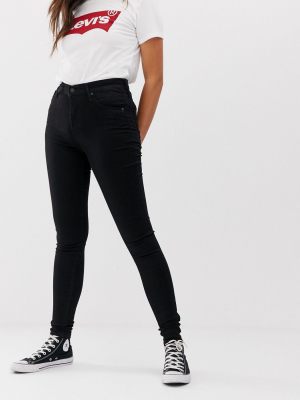 Levi's Mile High Skinny Jean In Clean Black