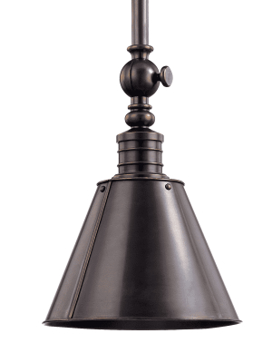 Darien 1 Light Pendant Distressed Bronze