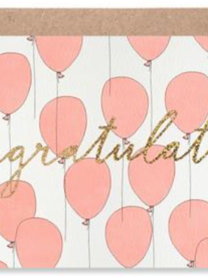 Hartland Brooklyn Congratulations Balloons With Copper Foil