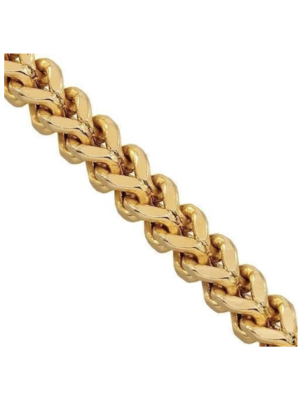 18k Solid Gold Franco Chain (4 Mm)