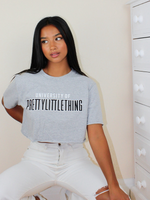 Petite Grey 'university Of Prettylittlething'...