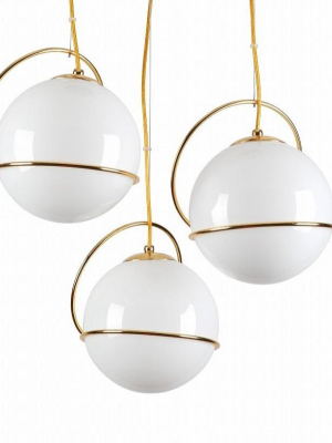 Sarfatti 3 Pendant Cluster Suspension Light