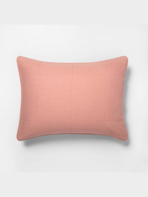 Quilted Pillow Sham Copper - Hearth & Hand™ With Magnolia