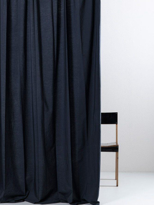 Egyptian Cotton Curtain Col. Dark Blue - Extra Wide ( Col 12 )