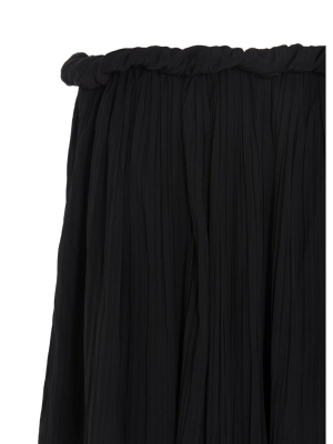 Sportmax Décolleté Pleated Midi Dress