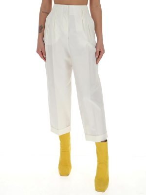 Alexander Mcqueen Cropped Leg Trousers