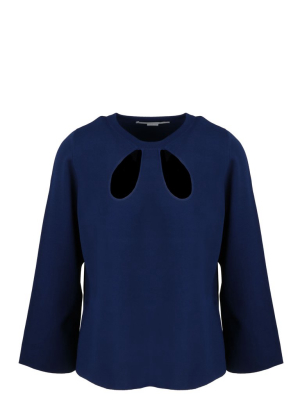 Stella Mccartney Cut-out Detailed Blouse