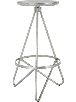 Gael Bar Stool Silver Leaf