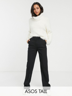 Asos Design Tall Tailored Straight Leg Pants