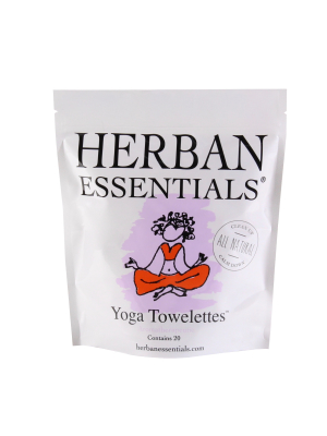 Herban Essentials Yoga Towelettes Regular