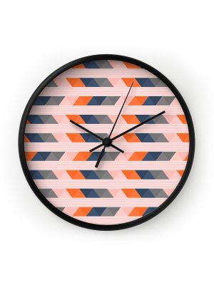 Hello Twiggs Fall Layers Wall Clock - Deny Designs