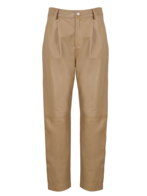 Redvalentino Straight Leg Leather Pants