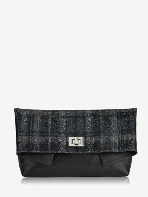 Gigi New York Black Claire Clutch Bag