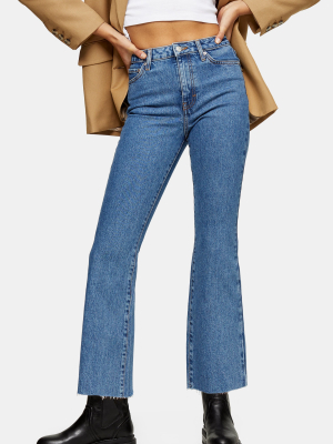 Mid Blue Dree Flared Jeans