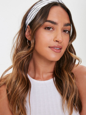 Striped Print Headwrap