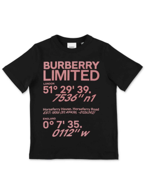 Burberry Kids Coordinates Printed T-shirt