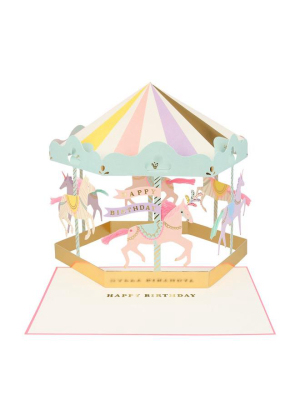 Carousel Stand-up Card