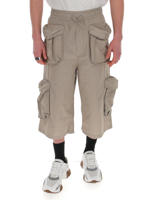 Sunnei Drawstring Cargo Shorts