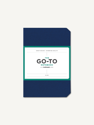 Go-to Notebook With Mohawk Paper, Midnight Blue Lined
