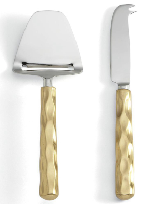 Michael Wainwright Truro Gold Cheese Shaver & Knife Set