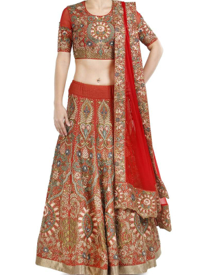 Embroidered Lehenga Set