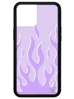 Lavender Flames Iphone 12 Pro Max Case