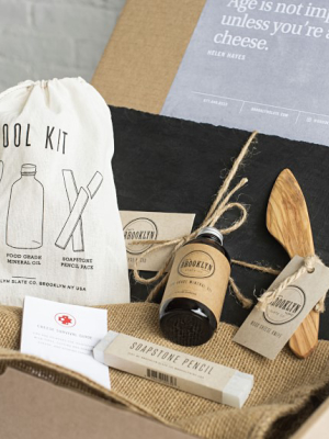 Brooklyn Slate Cheese Kit