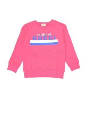 Gucci Kids Original Logo Print Sweatshirt